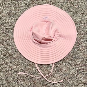 Ruffle Butts Pink Kids Swim Hat